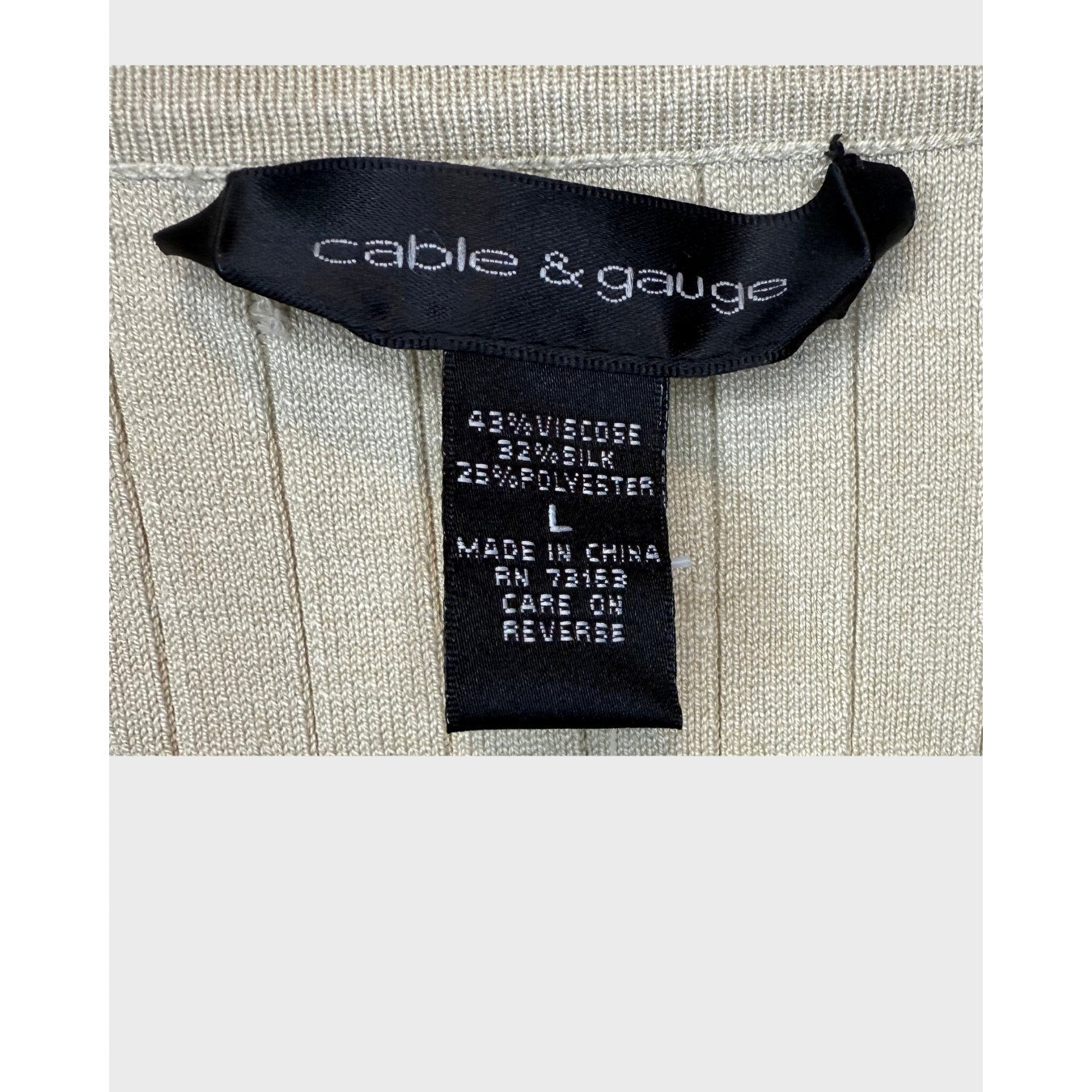 Suéter con boleros- Cable & Gauge