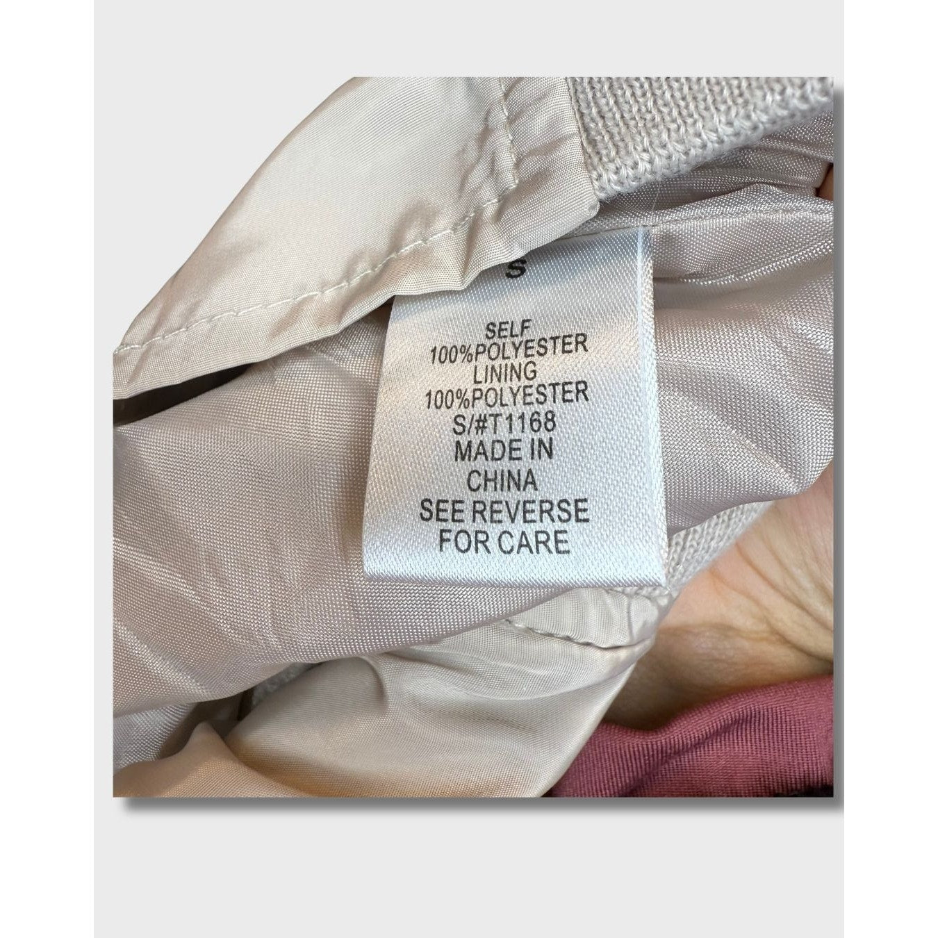 BETTER BE - bomber jacket color beige para mujer talla S