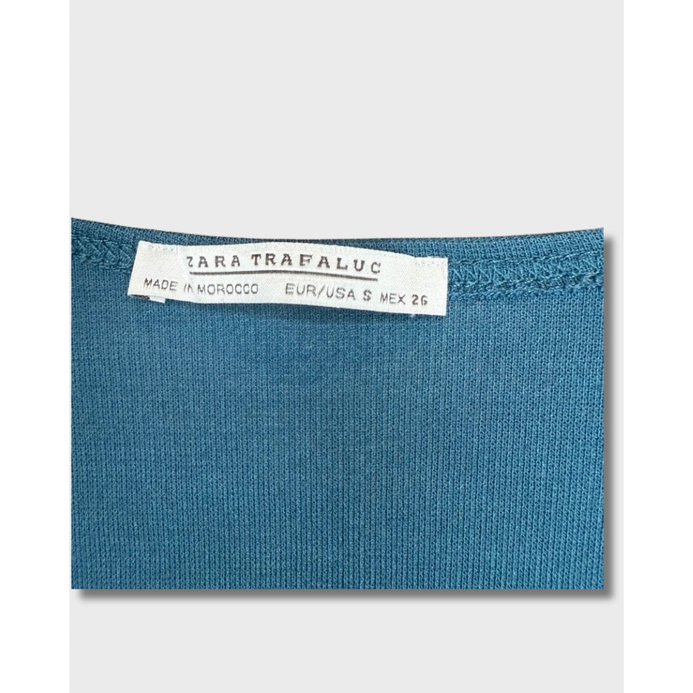 Suéter azul aguamarina Zara Trafaluc