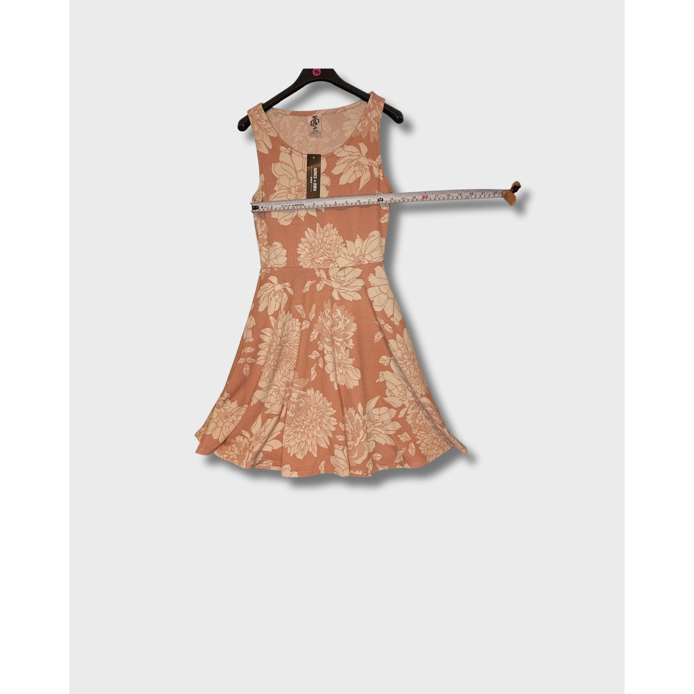 Vestido floral rosa