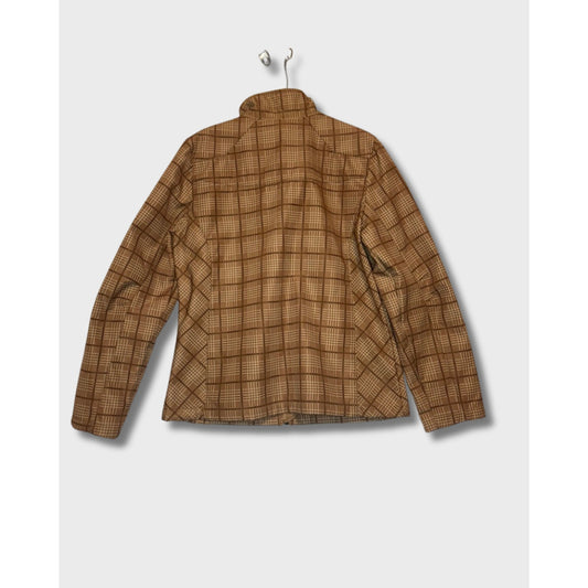 Chaqueta de cuadros marrón- IZOD