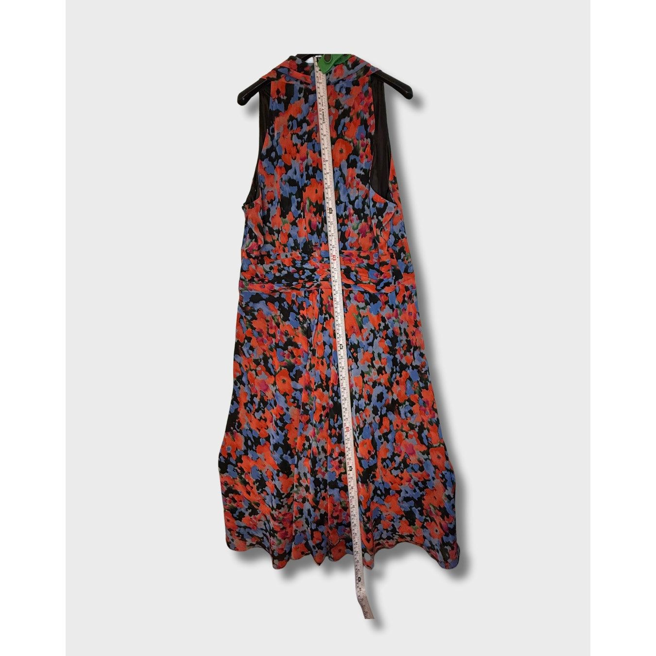 Vestido estampado cuello V