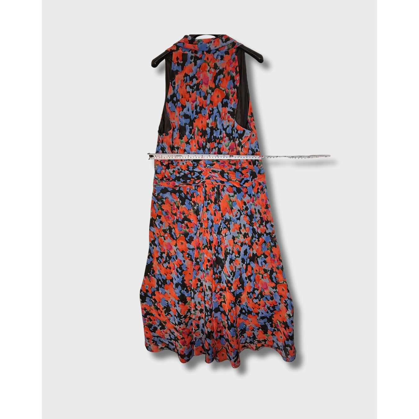 Vestido estampado cuello V