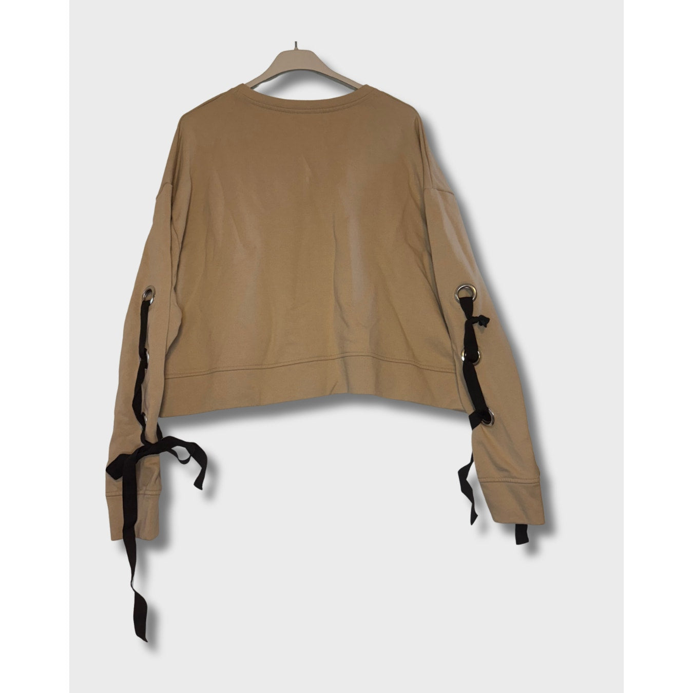 Sudadera corta Zara con lazo para Mujer