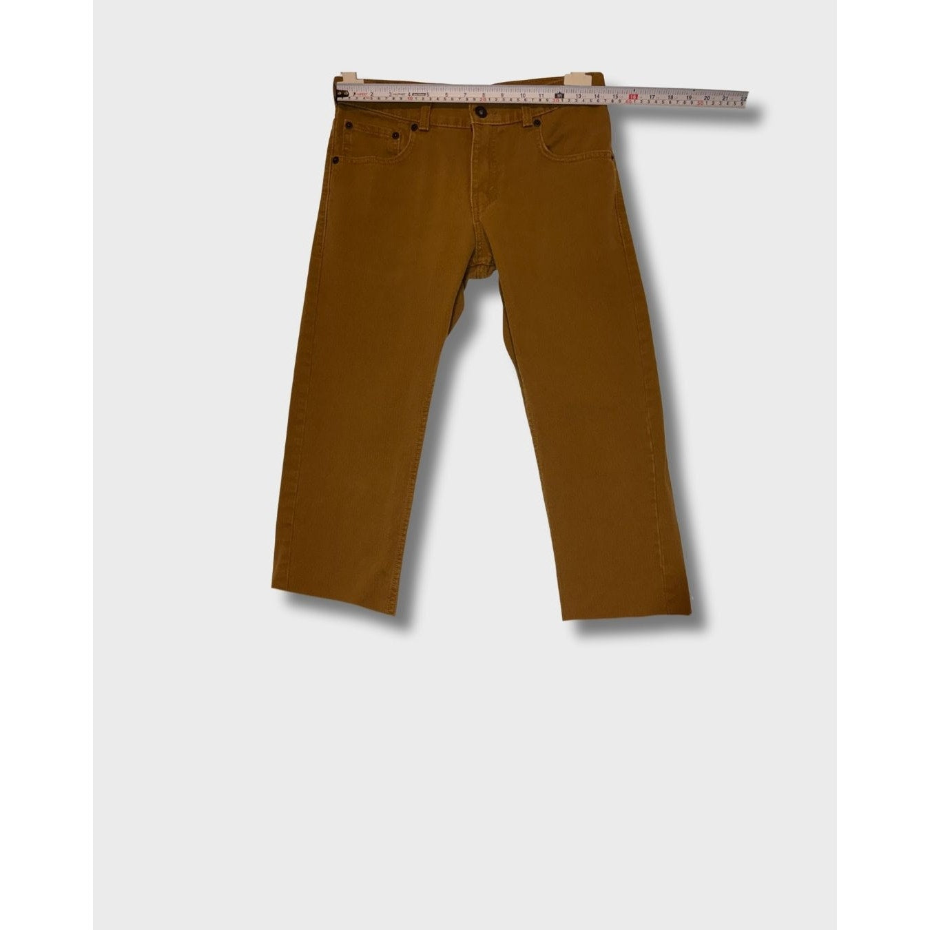 LEVI´S - Jeans 513 Slim Straight para hombre (mostaza) talla W28 x L28