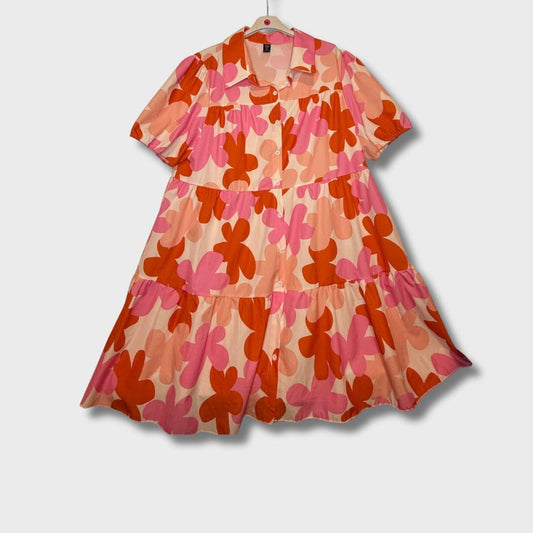 Vestido estampado SHEIN Plus