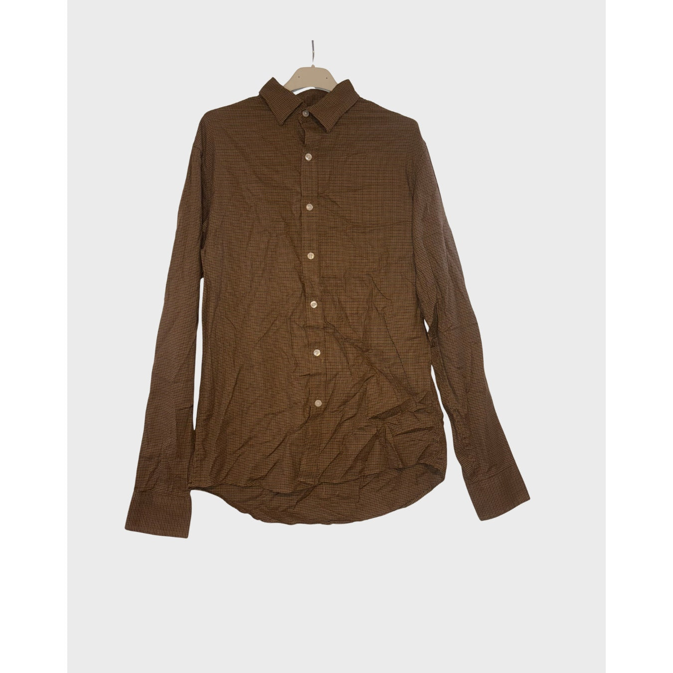 Camisa manga larga de cuadros- Michael Kors