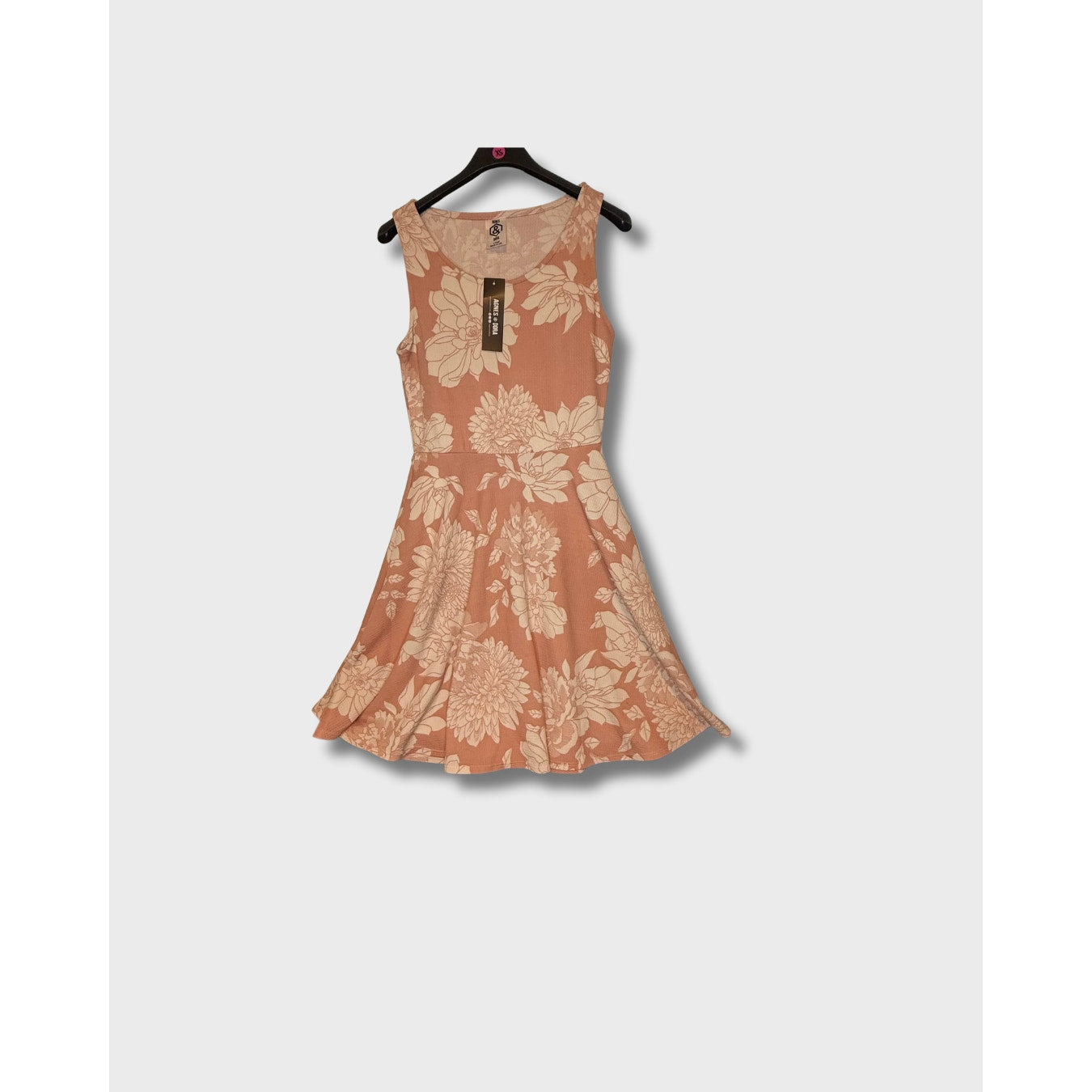 Vestido floral rosa