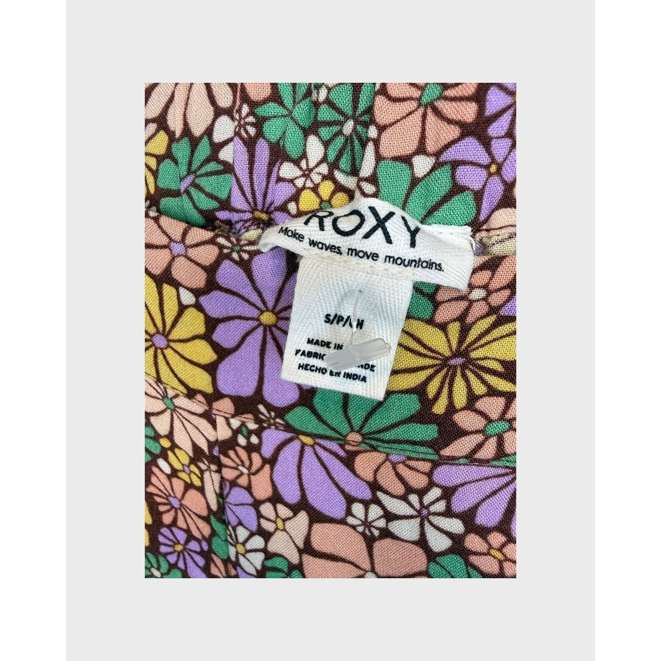 ROXY - Women floral print wide leg pants size S