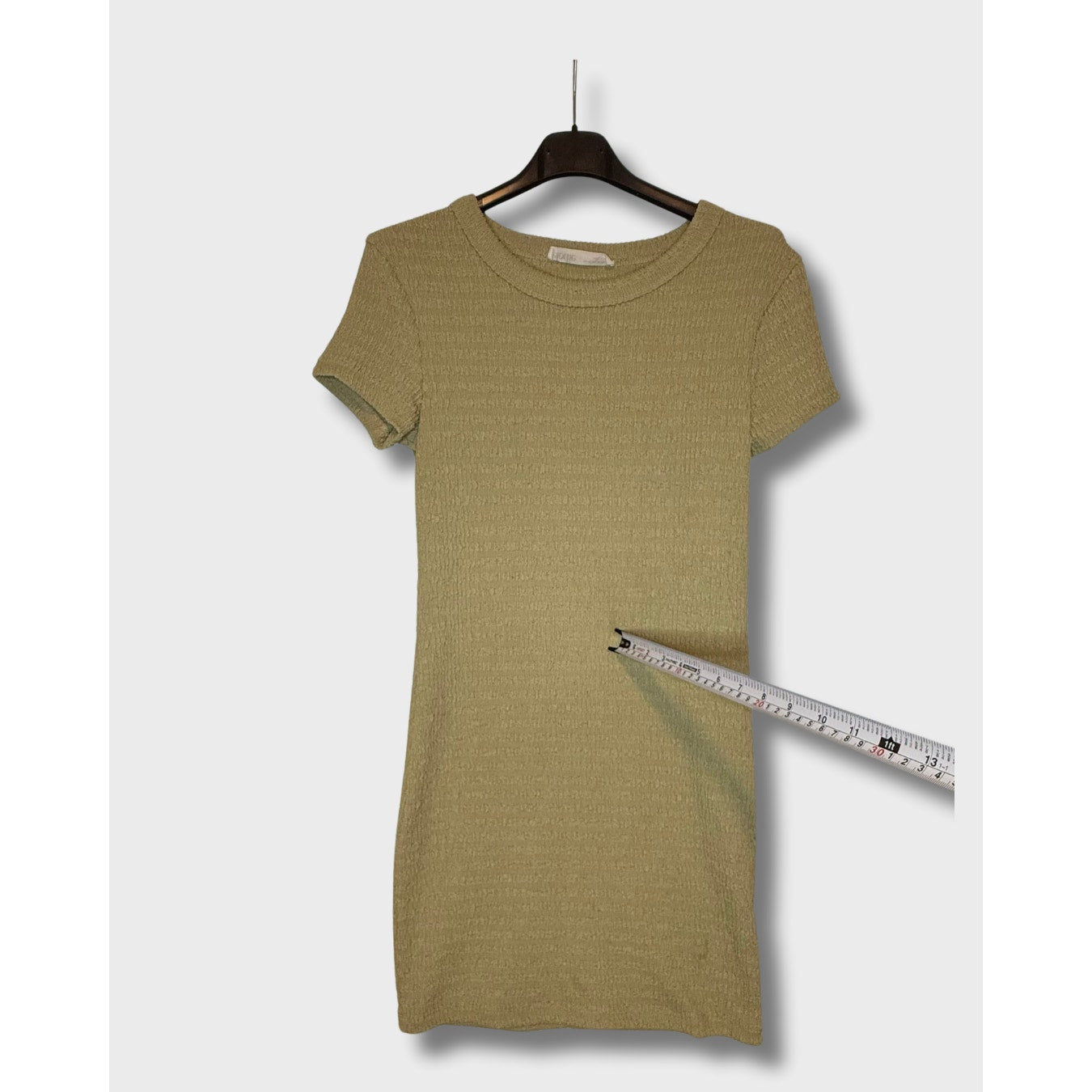 Vestido verde corto