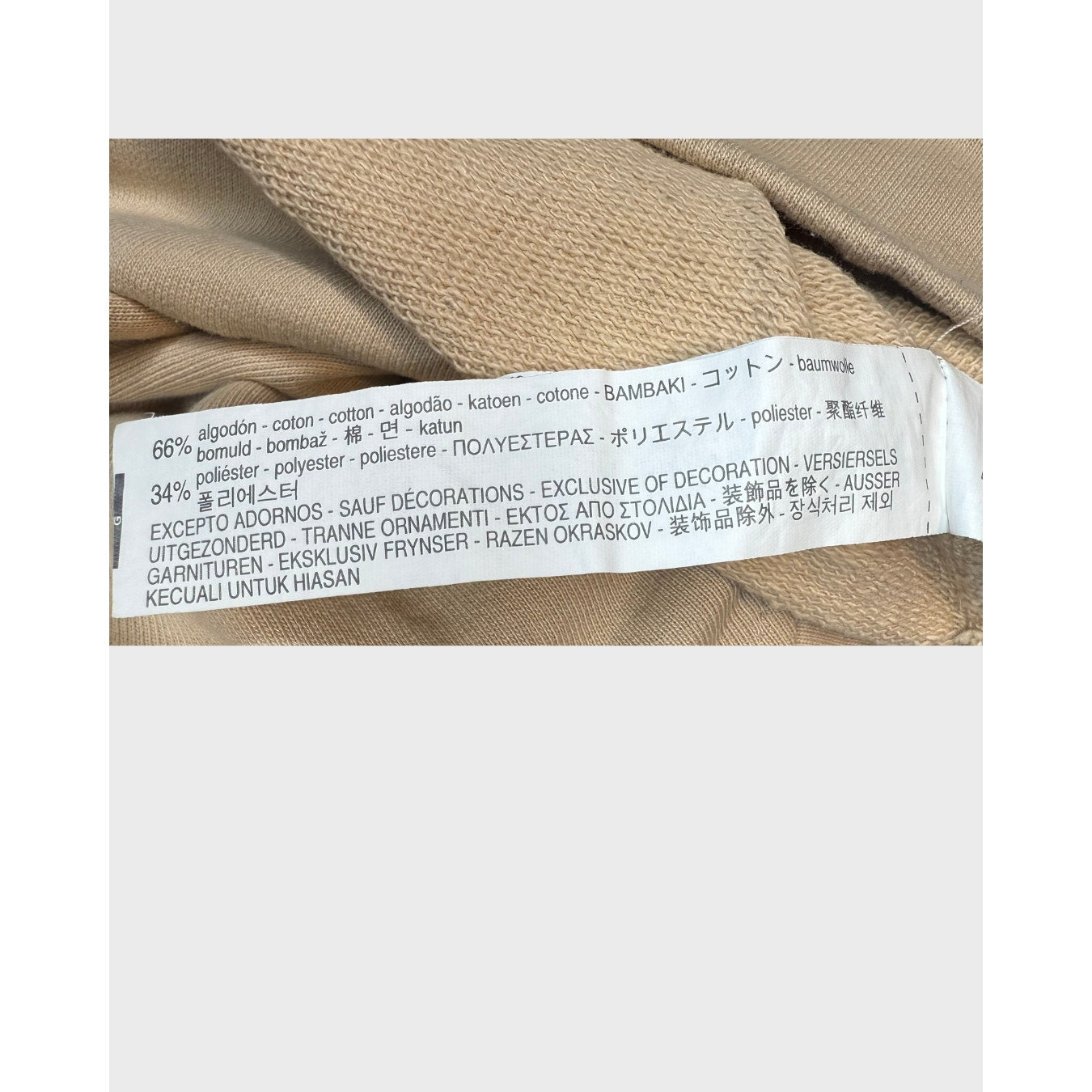 Sudadera corta Zara con lazo para Mujer