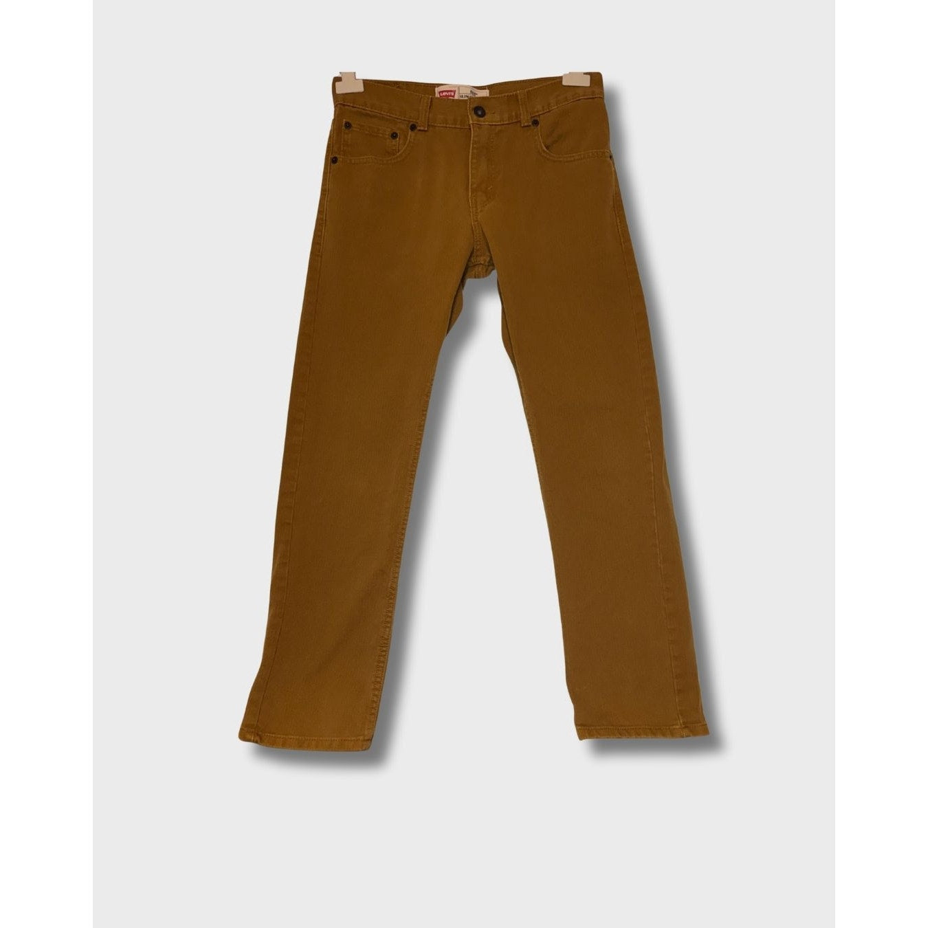LEVI´S - Jeans 513 Slim Straight para hombre (mostaza) talla W28 x L28