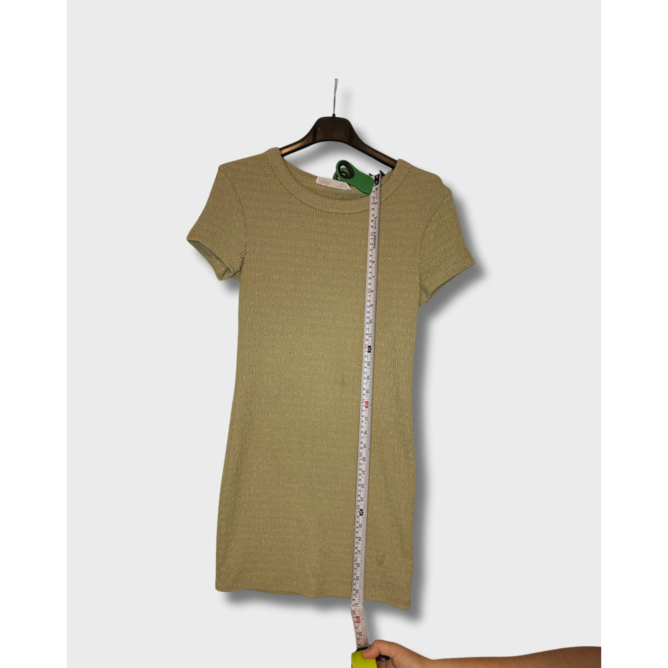 Vestido verde corto
