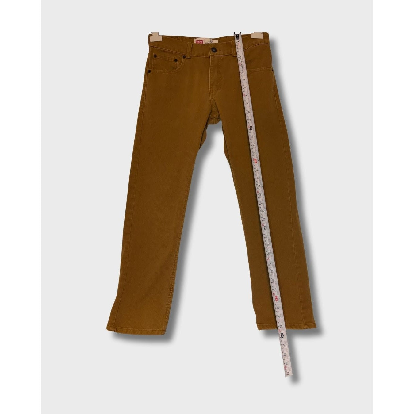 LEVI´S - Jeans 513 Slim Straight para hombre (mostaza) talla W28 x L28