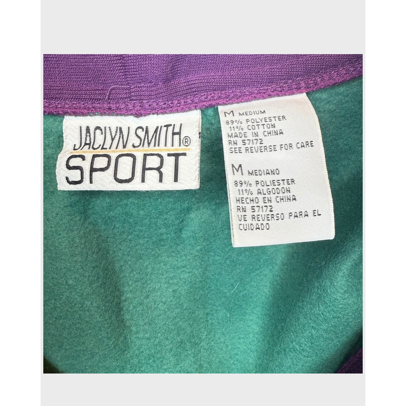 Buso deportivo vintage Jaclyn Smith