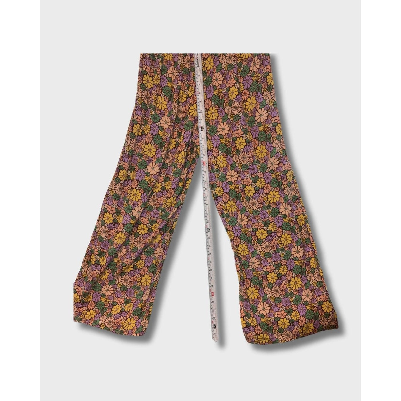 ROXY - Women floral print wide leg pants size S