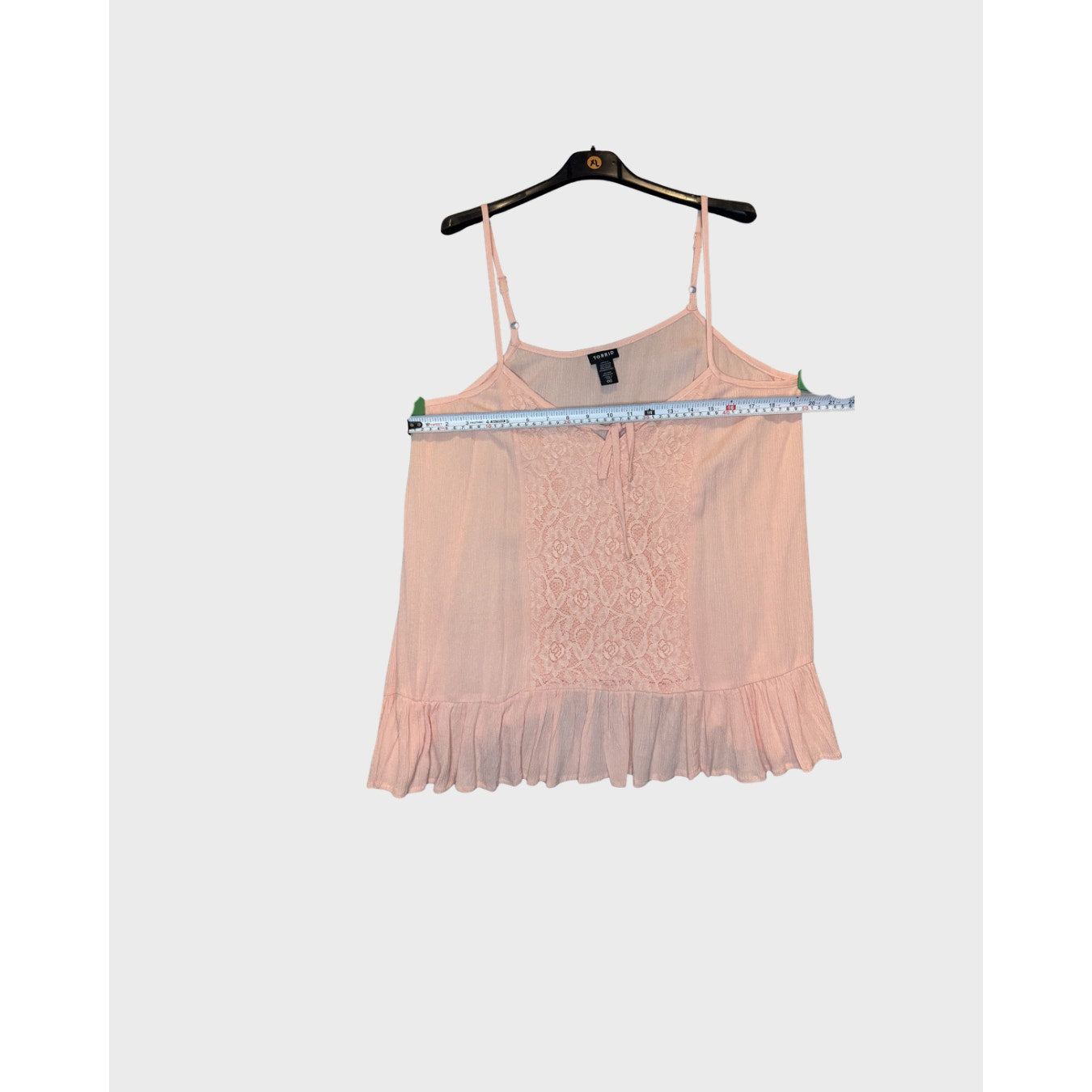 Blusa traslucida rosada marca Torrid Talla 00 Plus
