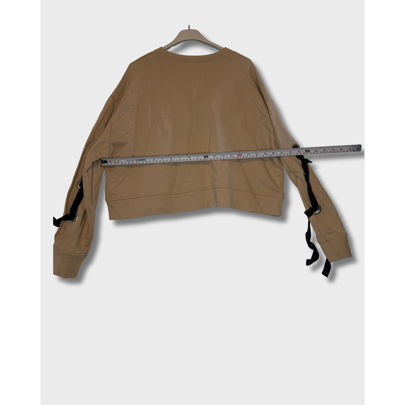 Sudadera corta Zara con lazo para Mujer