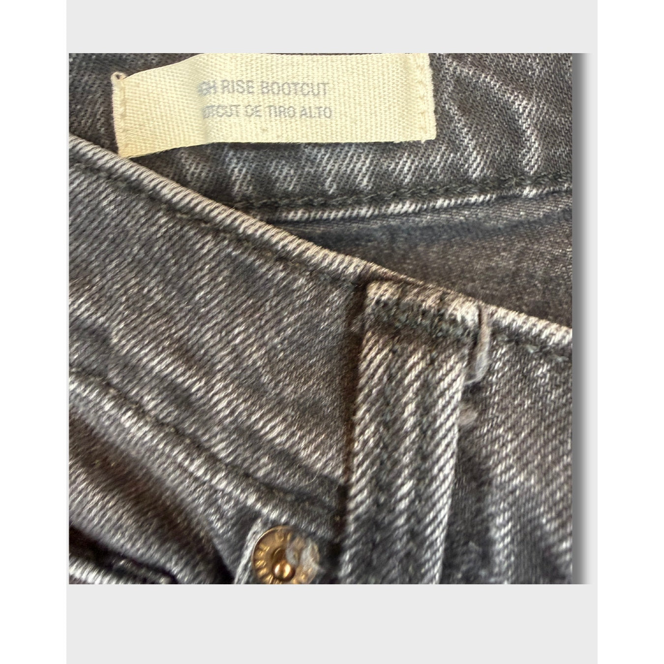 Universal Thread™ – Jeans de mujer de tiro alto, corte bootcut (acampanado), talla 8