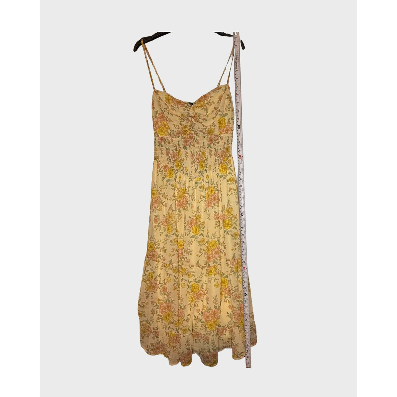 Vestido floral amarillo